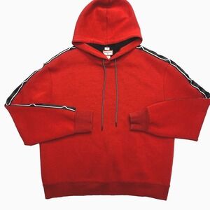 Hunter for Target Hoodie Mens Large Red Long Sleeve Fleece Sweatshirt Pullover